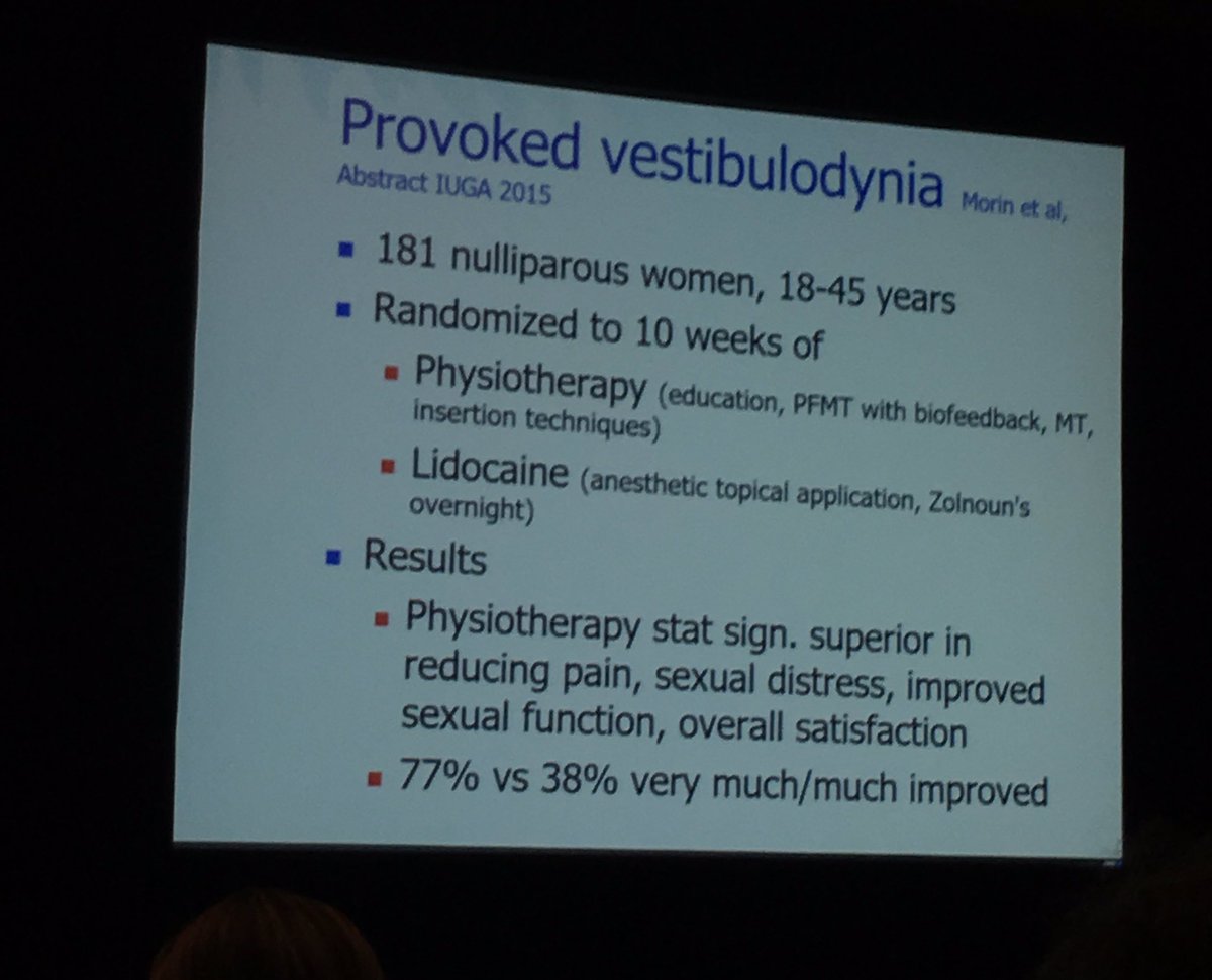 pelvicpainpt's tweet photo. #IPPS16 new research Kari Bo,PhD,PT lecture: #Physicaltherapy helps #vulvodynia 77% improvement! #pelvicfloor #go2PT https://t.co/7ZaswqP5O1
