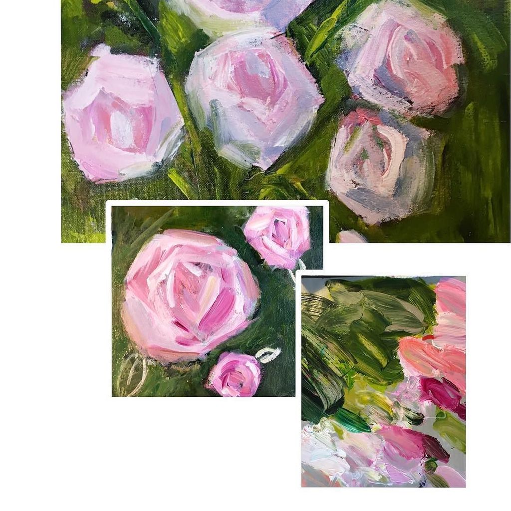pamwingardart's tweet photo. Saturday florals. I seem to be in the wrong season...I should be painting pumpkins I guess. #pursuepretty #calledto… https://t.co/iajmm5PjLB