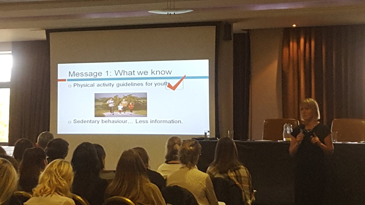 Masonbrook's tweet photo. @ATHE_HomeEc @HealthyIreland #atheagm16 1 in 5 children suff physically active, need to โฌ this figure by 10% by 2025, how do we solve this? https://t.co/BTkHBFiJEc