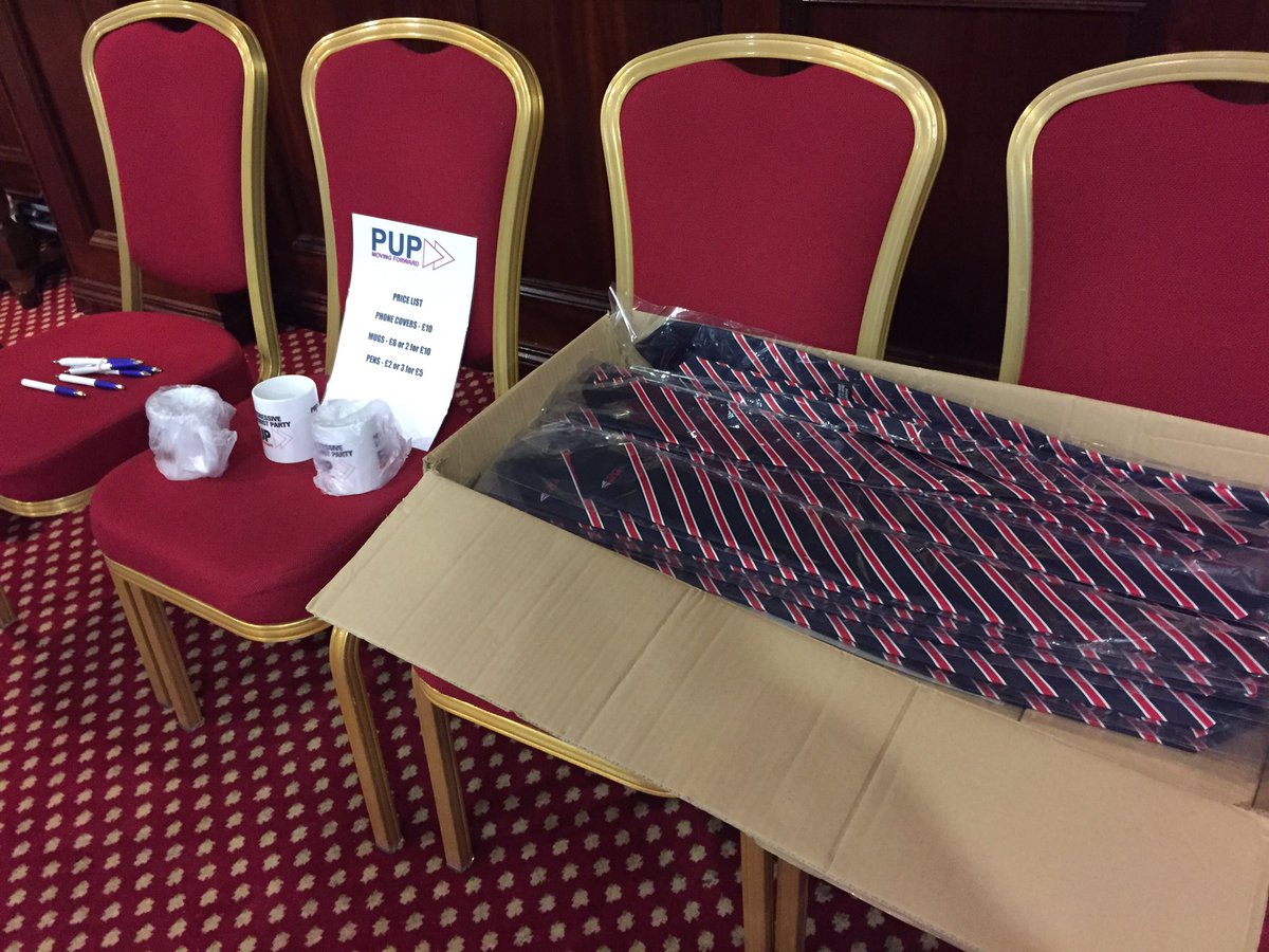 warblingwatson's tweet photo. Some supporters / collectors items on sale at #PUP2016 https://t.co/HyNlBDhN8g