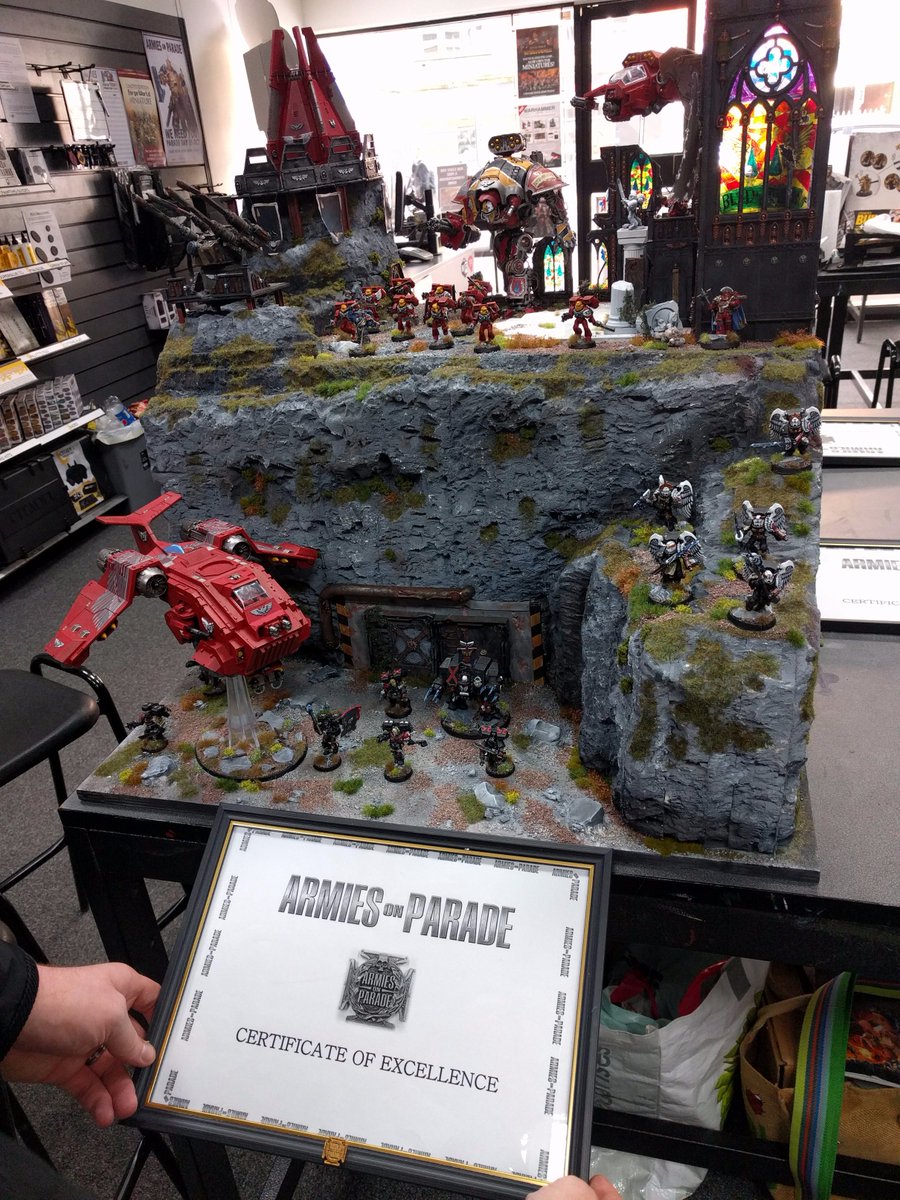 So,  I entered armies on parade and managed to win. Rather chuffed.  #armiesonparade