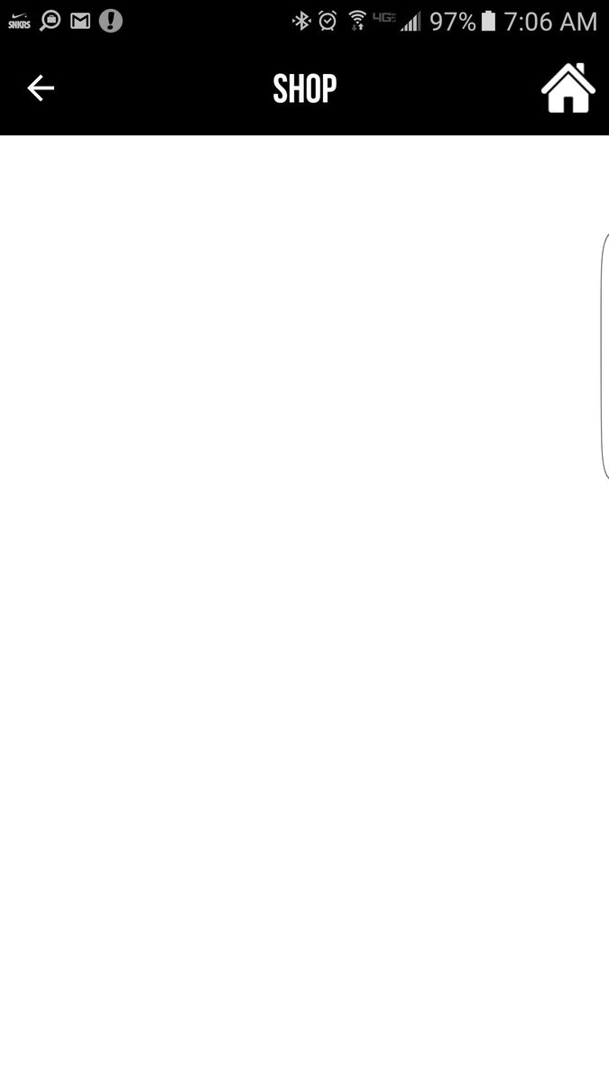 papahawk89's tweet image. @footlocker this is what happens when you hit the buy now button in your app. Smh #doyouevencodebro