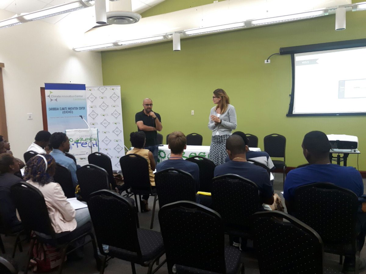 CaribbeanCIC's tweet photo. Essential Tools to Start and Grow a Business presented by  @kristynazdot #greentechbdos #CGSB #CCIC https://t.co/sFhWTmAjEa