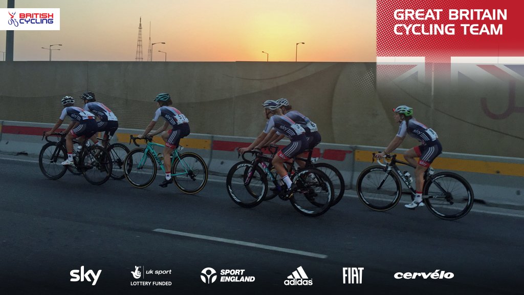 BritishCycling's tweet photo. Wow! This lot ❤️ their 🚲!

GB's women enjoy a ride back to the team hotel after today's race 👌 

#UCIDoha2016 https://t.co/hVeQnSXDbg