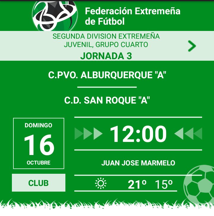 C.P. Alburquerque Juvenil tweet media