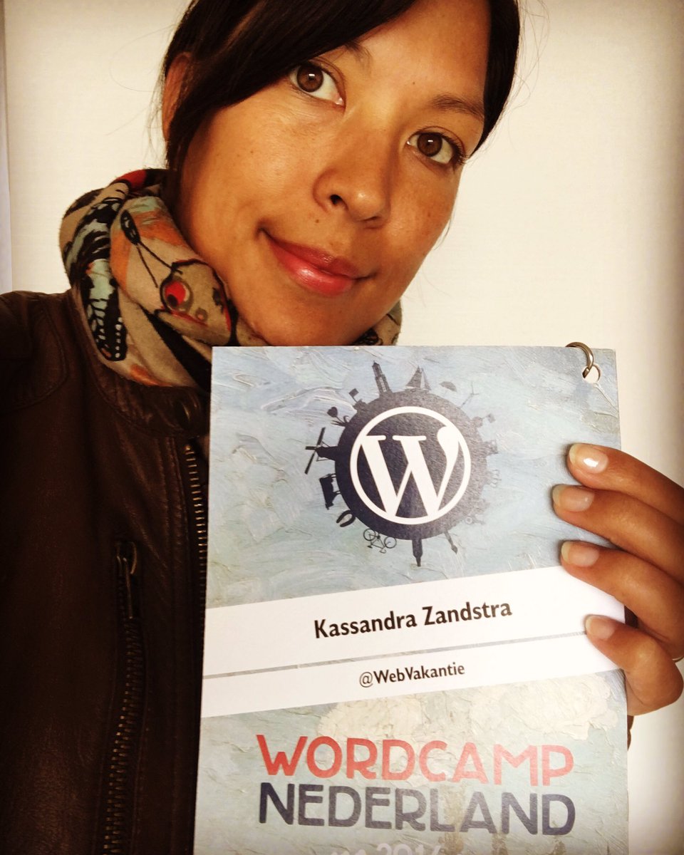 WebVakantie's tweet photo. Profi hoor! #wcnl #WordCamp #wordcampnl #WordPress #businesstrip #ZZP #webdesign #vakantie #ondernemers #vrouw https://t.co/7TouFBWfiu