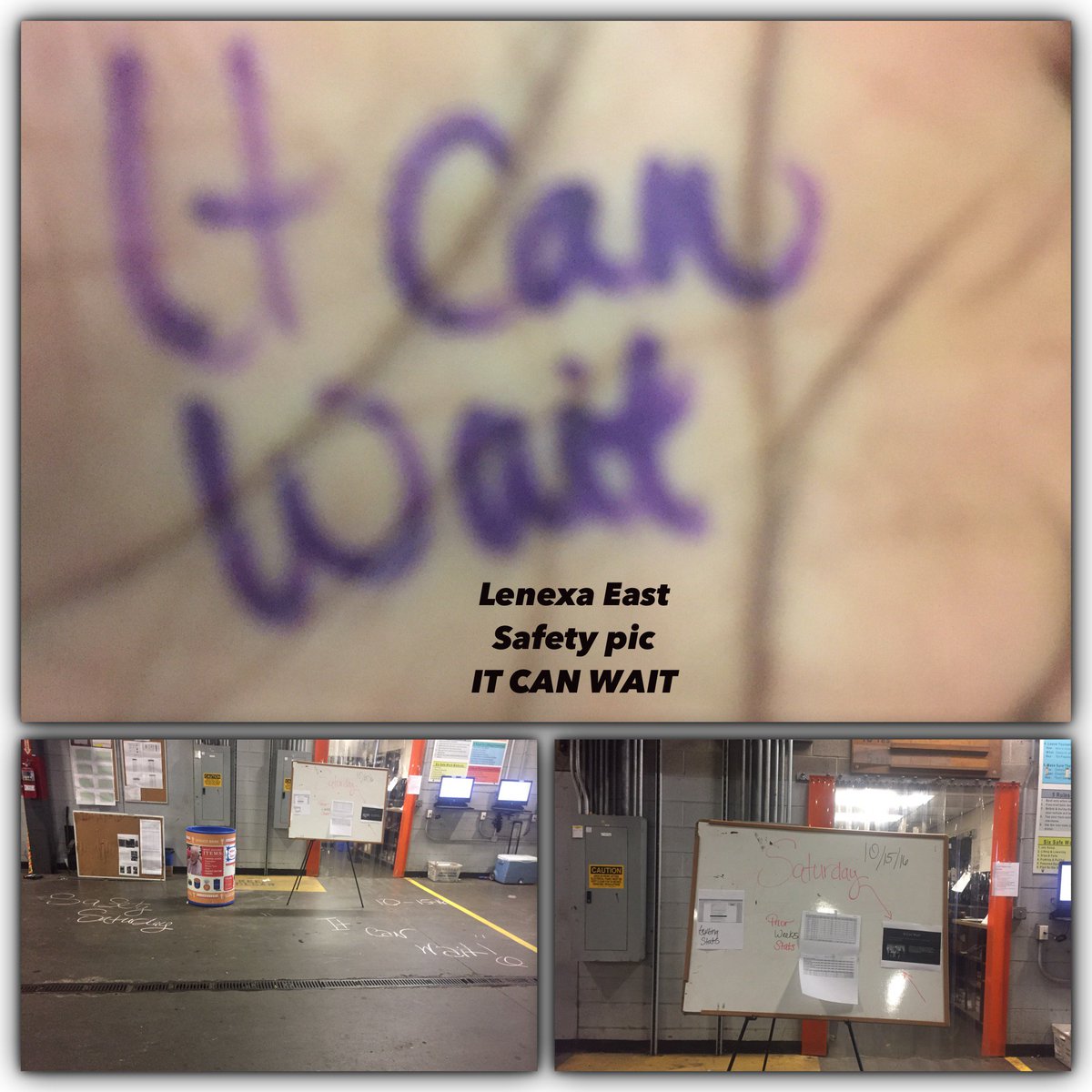 Safety Saturday 10-15, Lenexa East takes a pledge: IT can wait
