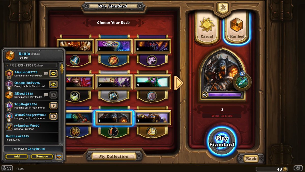 Rank 1 Legend Eu with secret hunter