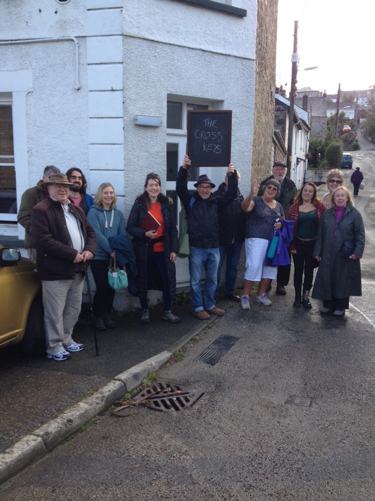 <a href="/interanimaCIC/">Re-Imagine Penryn</a>: Round the Public Houses walking tour. Do you have any memories of The Cross Keys? #Penryn #Pubs