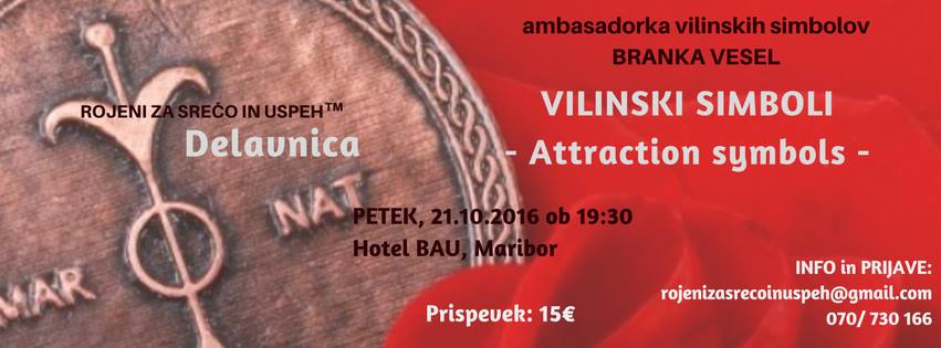 Delavnica - Vilinski simboli (Attraction symbols) - 21.10.2016. #maribor #vilinskisimboli #delavnica #zakonprivlačnosti #rojenizasrečo