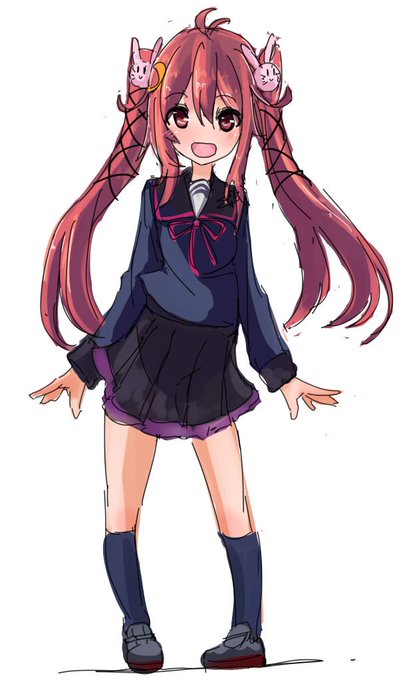 ツインテうーちゃん
#艦これ版深夜の真剣お絵描き60分一本勝負
#艦これ版真剣お絵描き60分一本勝負_20161015 