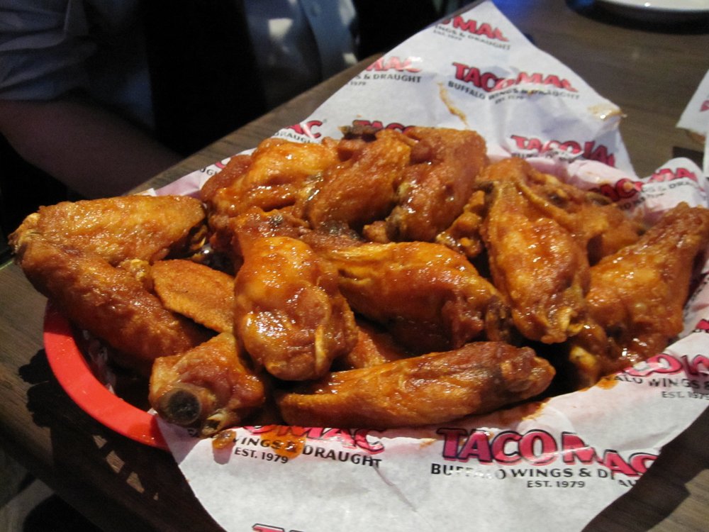 Gofecha's tweet image. Craving Wings? Let us bring you a basket from Taco Mac! #gofecha