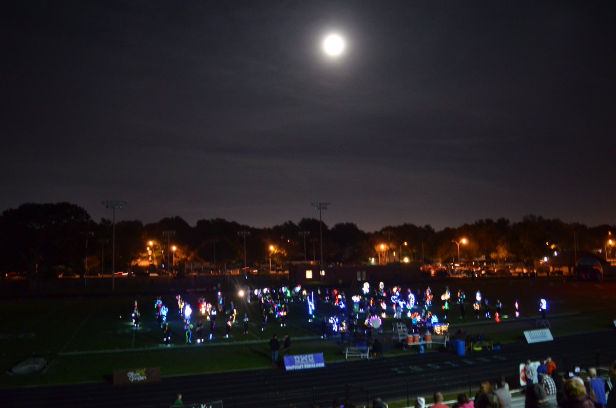 CHS_Indians's tweet photo. Thank you for the pics of the Light Show @meganmccamy ! @bands_central https://t.co/Kmw1NOPbep