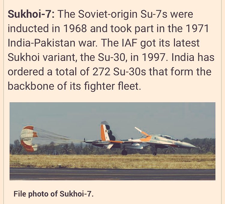 Hi  @HtTweets, that's not a Sukhoi-7, that's a Su-30 MKI.