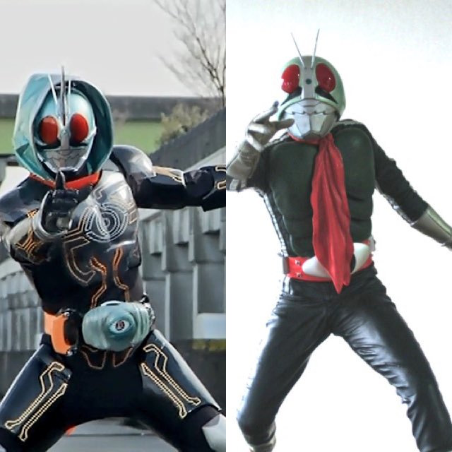 カノヒロ Twitter પર 大杉雄太郎さんが演じてた頃の新1号らしいポージングの仮面ライダーゴースト1号魂 新1号を極めた大杉さんのポージングが継承されてて嬉しい 仮面ライダー 仮面ライダーゴースト T Co Ah3ladgzgs Twitter