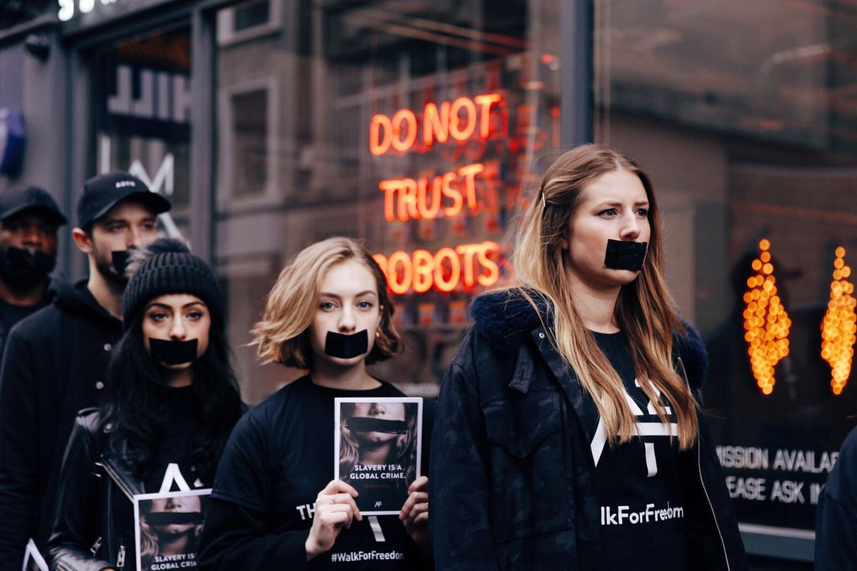 Stamping out slavery one step at a time #WalkForFreedom