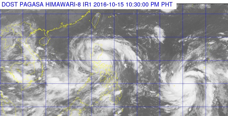 Emerald536's tweet photo. "#KarenPH" has intensified further as it continues to threaten the province of aurora moving closer to the area. https://t.co/B5fJl8NkSD