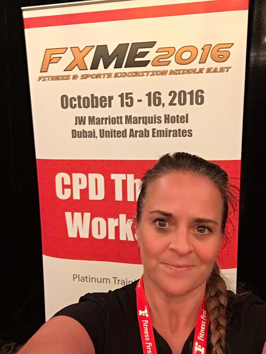 PaulaRalph1's tweet photo. Day one at FXME Success!!! Bring on day two. #platinumprovider #bodyeliteinternational #personaltrainersdubai #mydubai #dubaievents https://t.co/lSWFl2SB0N