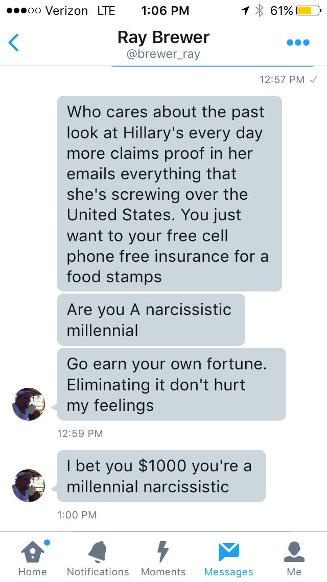 Hillary4TN's tweet photo. If you are going to challenge me, don't block me before I can respond. Also hating on youth isn't the best strategy for a dying party. https://t.co/uP4NQPOV4X