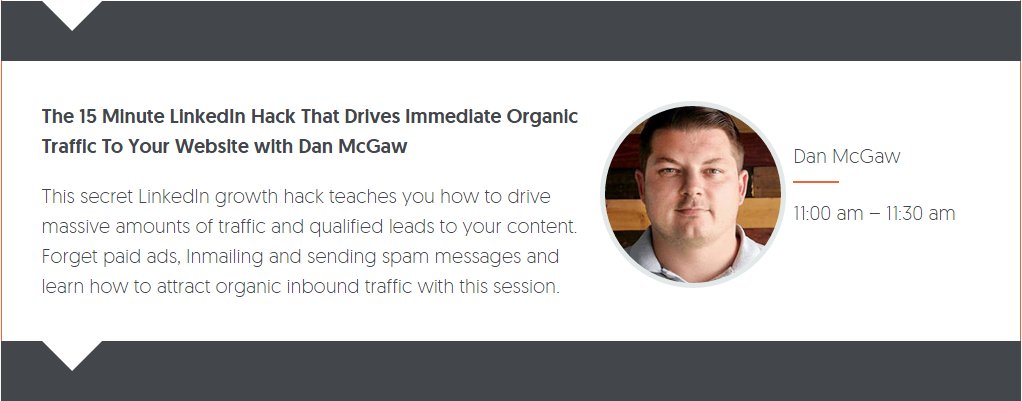 Startup_Socials's tweet image. Learn The 15 Minute #LinkedInHack That Drives Immediate Organic Traffic To Your #Website w/ @Danielmcgaw: re.tc/z752i7zk