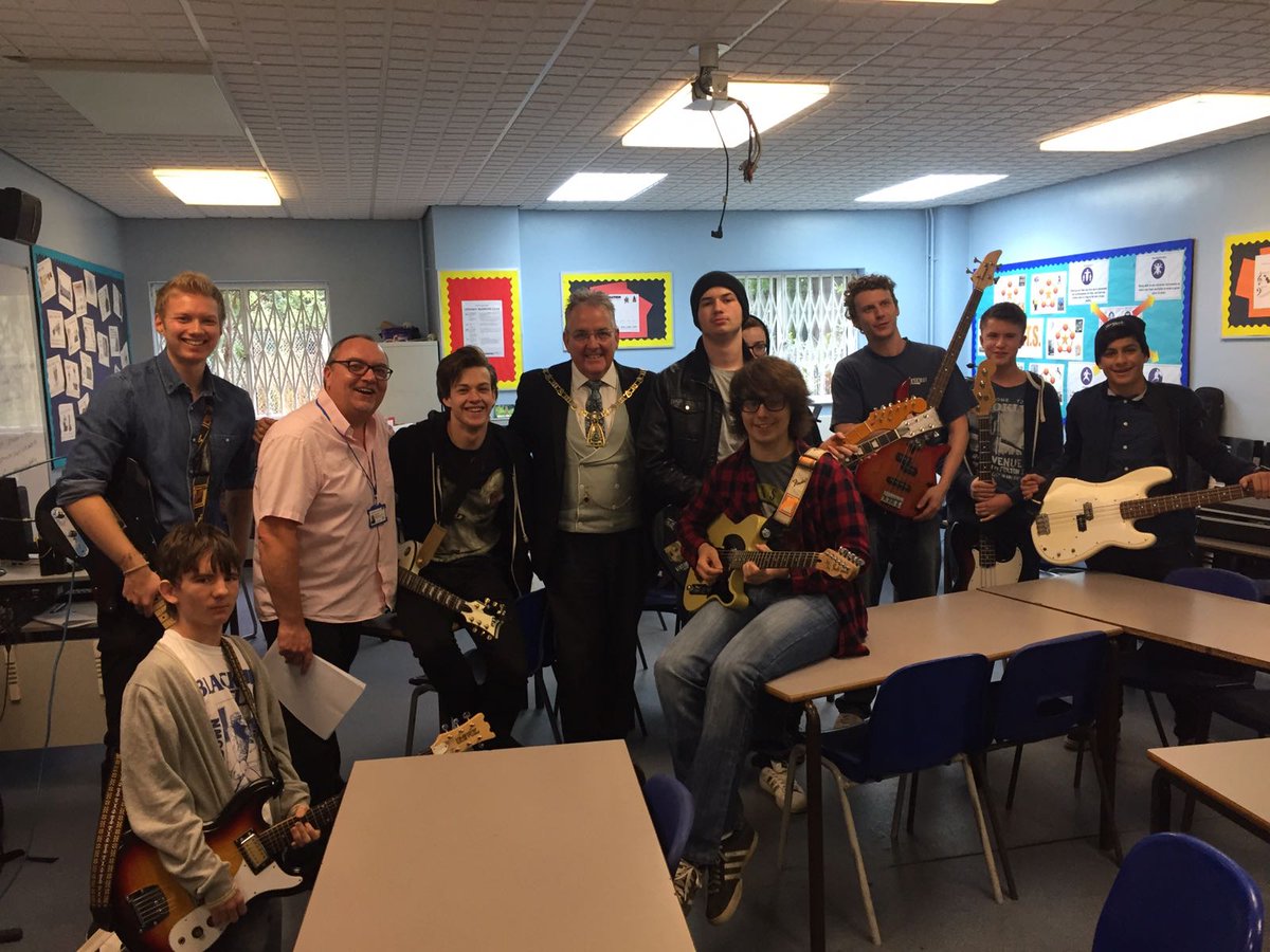 A great Saturday morning at Rockschool with the Mayor of Bromley!