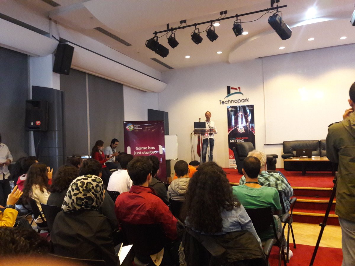 maghrebgame's tweet photo. Michel Ancel, Rayman creator inspired the attendees of all ages at #MGC2016 !! #GAMEDEV https://t.co/N0UmpZ2IBd
