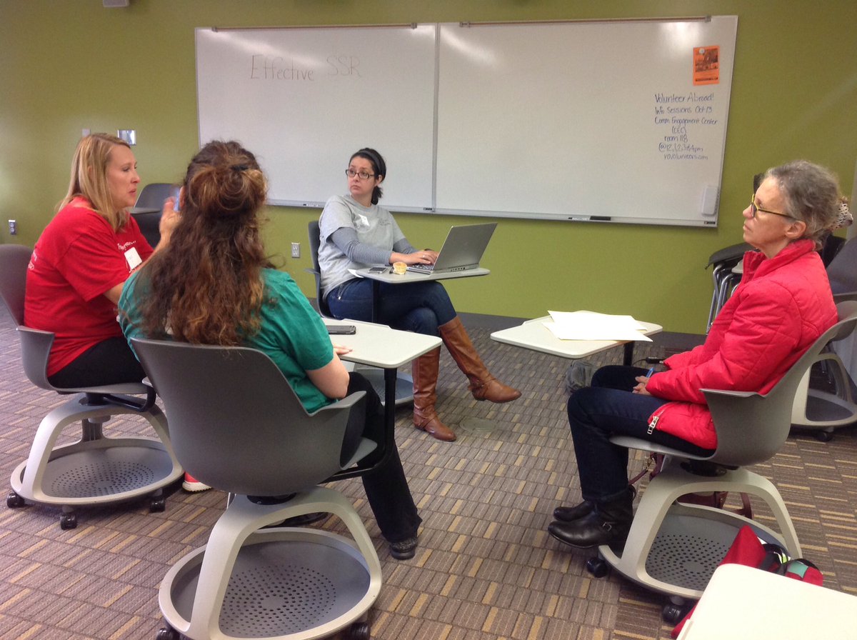 OmahaMRC's tweet photo. Room 403 is talking about Effective SSR, come pull up a chair! #unconMRC https://t.co/7i4wmurabc