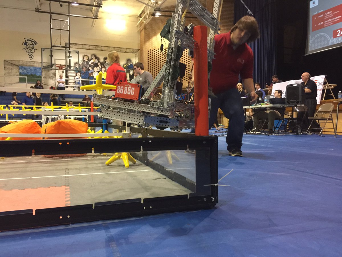 First high hang of the competition goes to hazel green