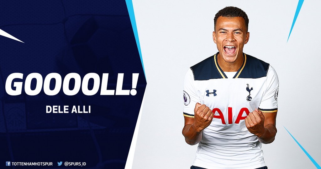Spurs_ID's tweet photo. ⚽️ GOOOOOOOLLL @Dele_Alli !! ⏱ (88')

#WBA 1-1 #THFC

YEAAAAAAAAAHHH! Delstroyeeeeer!!!
#COYS #WBATOT https://t.co/Eo52ofwfA7