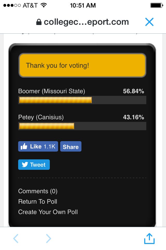 ThePSUBear's tweet image. Vote Boomer  #CCRMascotMayhem 
Tweet and RT to vote. Contest ends tomorrow. Boomer&apos;s lead is shrinking!