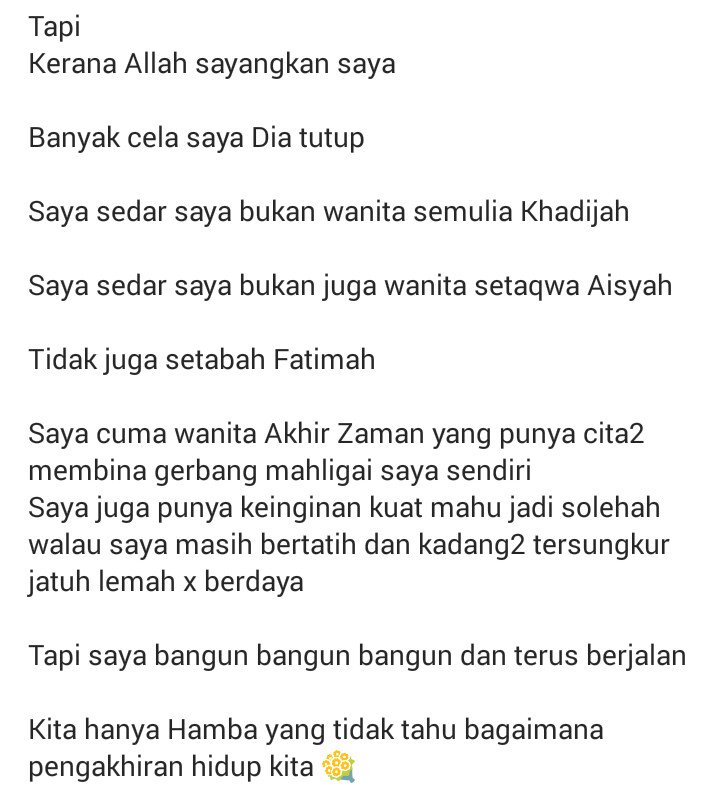 M A On Twitter Saya Tahu Saya Bukan Insan Yang Sempurna Khilaf Saya Banyak