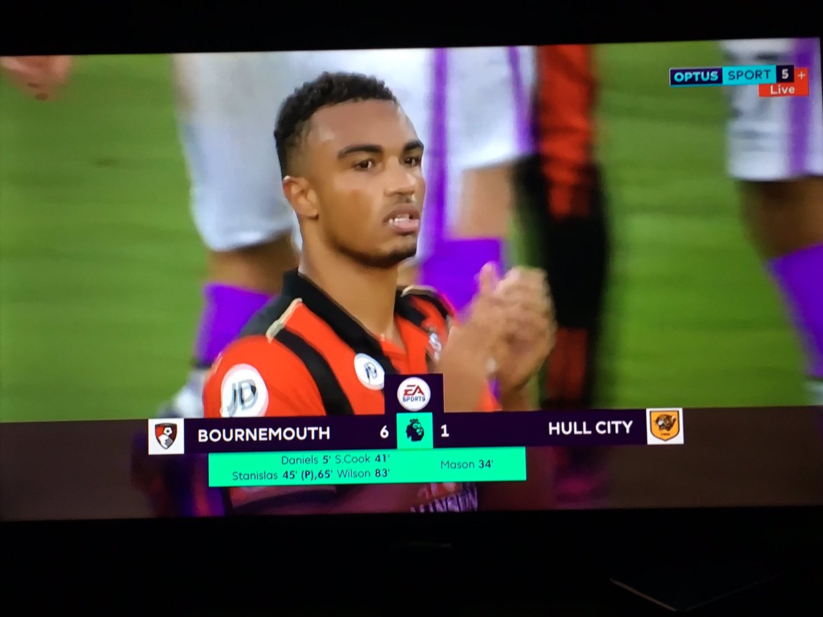 Amazing performance @afcbournemouth that's why I stay up until 3am in Australia watching you coz I love you. #utciad #afcb #BOUHUL