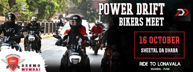 DesmoMumbai's tweet photo. POWER DRIFT BIKERS MEET - 16 October 2016 Ride to Lonavala  @Ducati_India @PD_Official @ashpalep https://t.co/wQLOnIpXcp https://t.co/SEpXCk1NhY