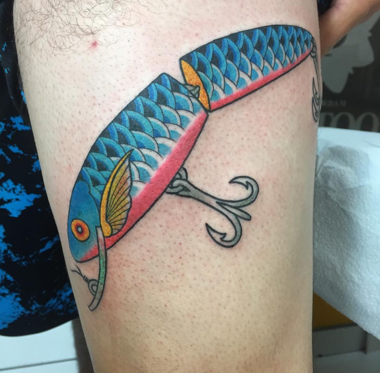 Fishing Lure Tattoo