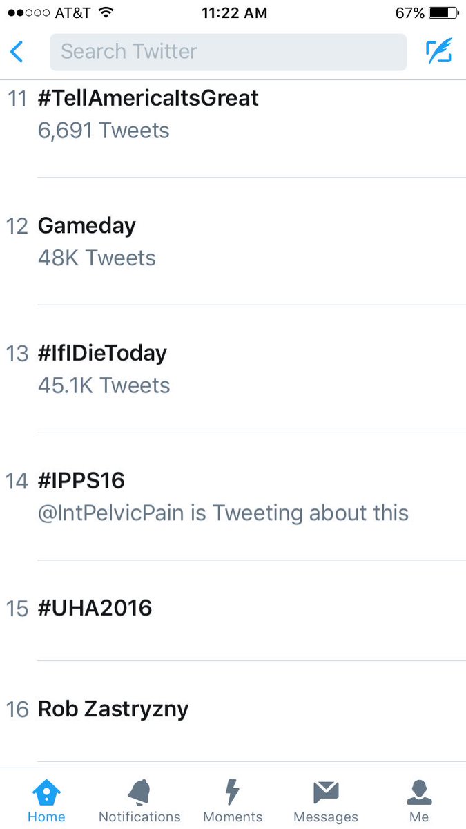 Herniadoc's tweet photo. #IPPS16 made it on the Twitter list! Meanwhile I'm the loner tweeting as #IPPS2016. https://t.co/xXSIpQb3nx