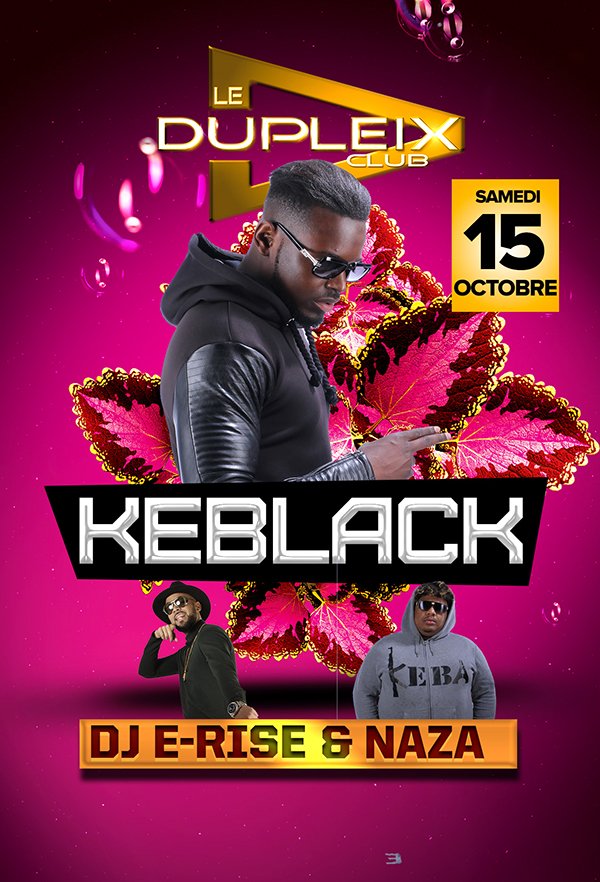 LeDupleix_49's tweet photo. Ce soir, vous avez RDV avec @Keblackofficiel
🔸 Avec @DJERISE & Naza
🔸 10 euros l'entrée (sans conso)
🔸 Info/résa : 02 41 74 61 04
#LeDupleix https://t.co/VLcw9n6eZS