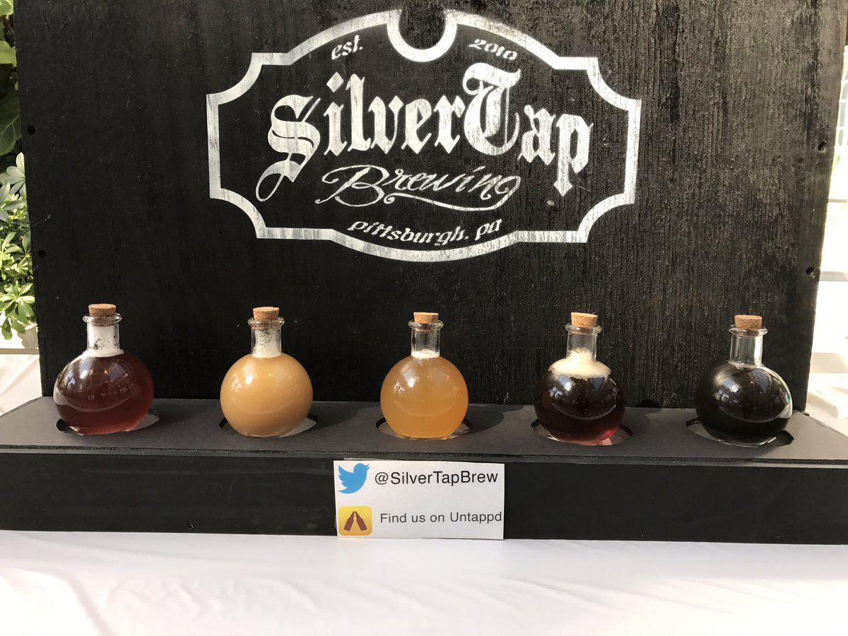 SilverTapBrew's tweet photo. Our lineup for @brewingupacure #craftbeer #homebrew #brewingupacure #pittsburgh https://t.co/aKMLh0USTC