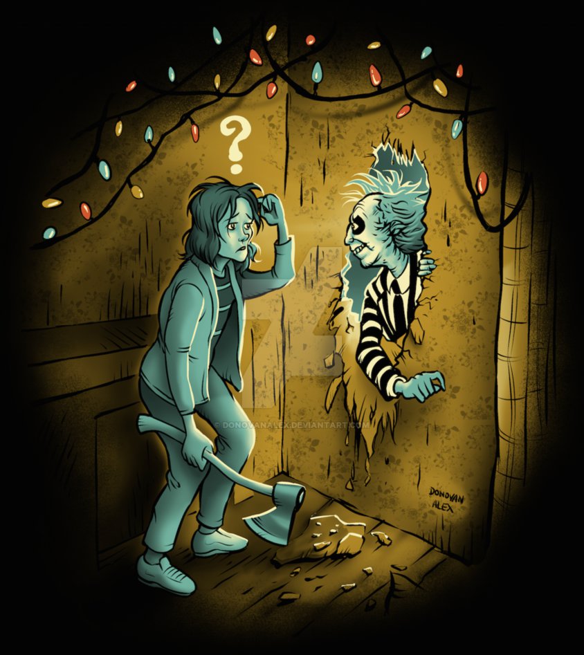 DeviantArt's tweet image. A quirky Stranger Things and Beetlejuice mash-up to add some fun to your week. bit.ly/2cfCtuT