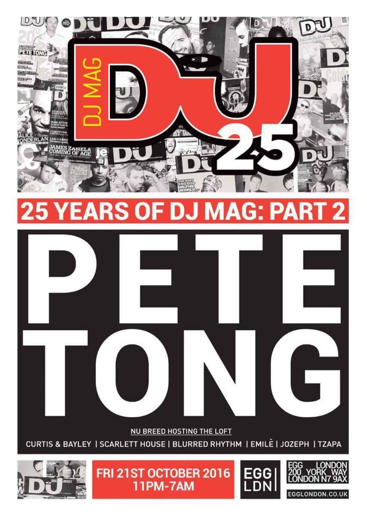 I'm playing <a href="/Egg_Club_London/">Egg London</a> next Friday. <a href="/petetong/">Pete Tong mbe</a> headlining. Get down for a big night. #techno #techhouse