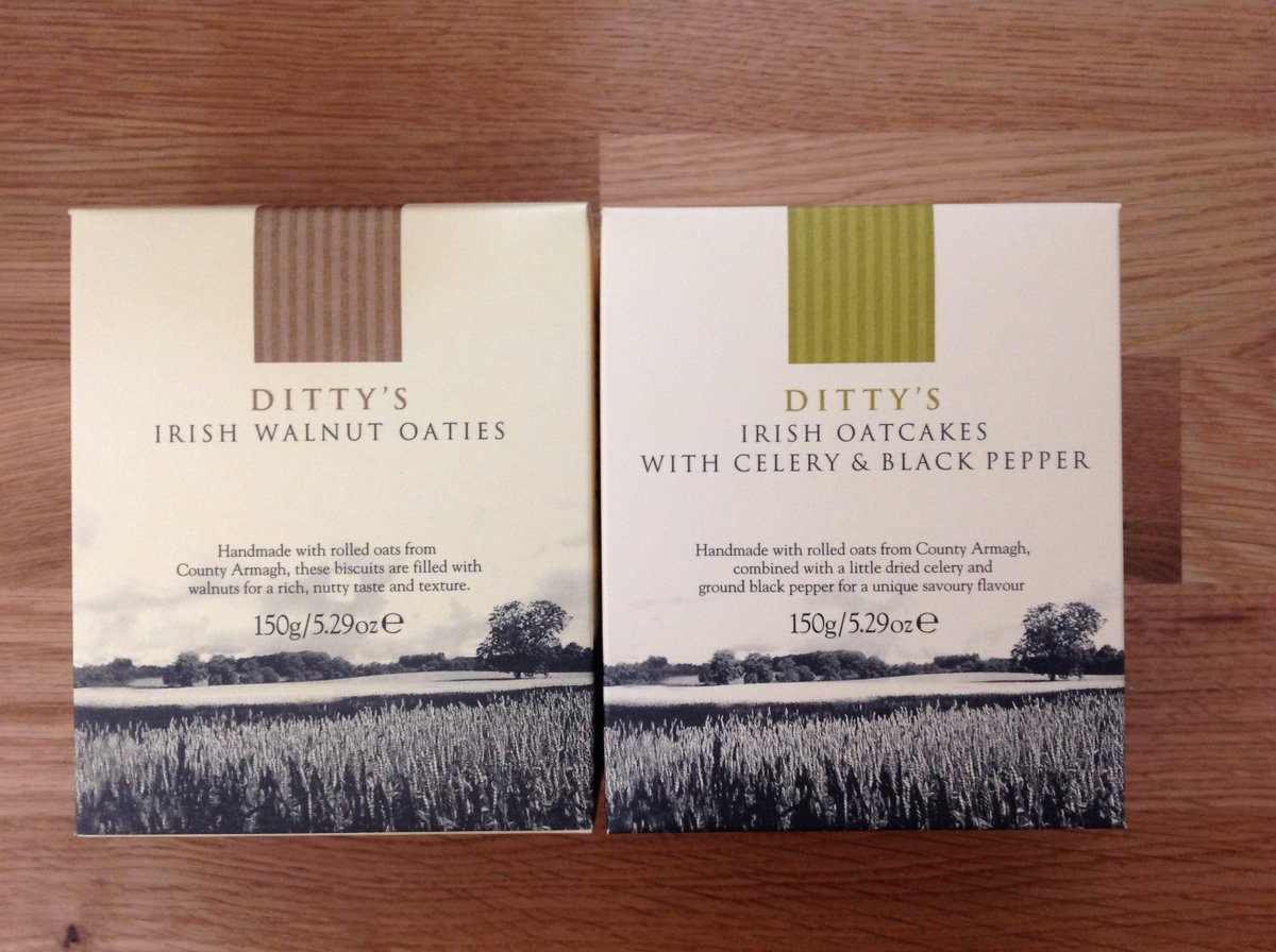 Some yummy <a href="/DittysBakery/">Ditty's Home Bakery</a> Oaties handmade with rolled oats from Country Armagh: indiefude.com/walnut-oaties &amp; indiefude.com/celery-black-p…