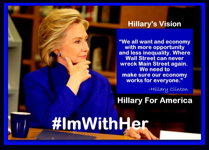 deejay90192's tweet photo. #HillaryBecause she will fight for an economy that works for everyone #ImWithHer 
#Arizona #Indiana #Ohio #Utah #Georgia #Texas #Florida #NH https://t.co/6Oc0YdGJQc