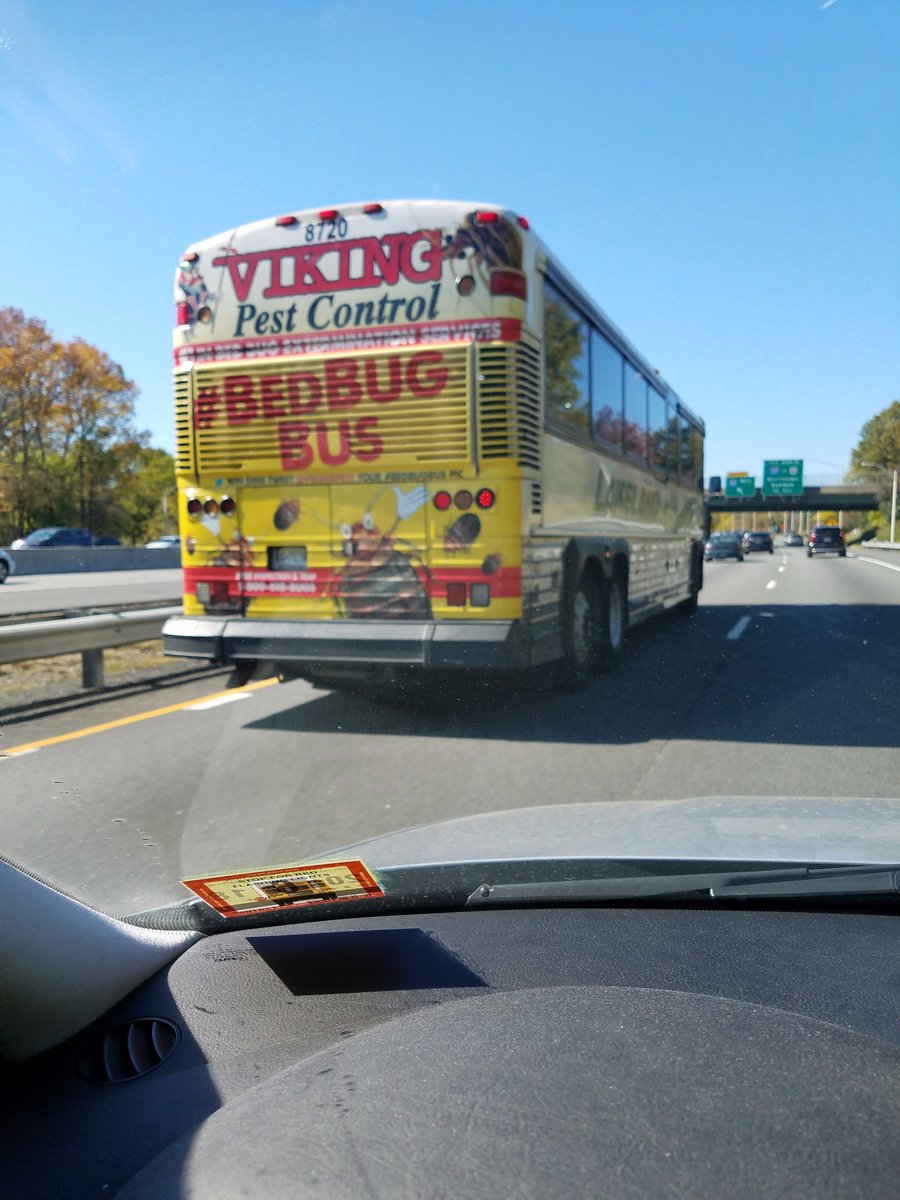 quattrocs's tweet photo. @vikingpest seen the #bedbugbus on rt80 https://t.co/0QTn8VmhUR