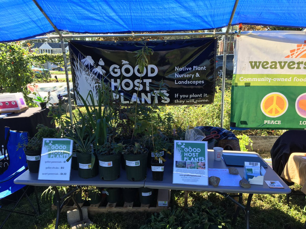 GoodHostPlants's tweet photo. Native plant sale going on now until 4pm at Saul school harvest festival. #harvestonhenry #nativeplants https://t.co/qgNNUOmOIQ