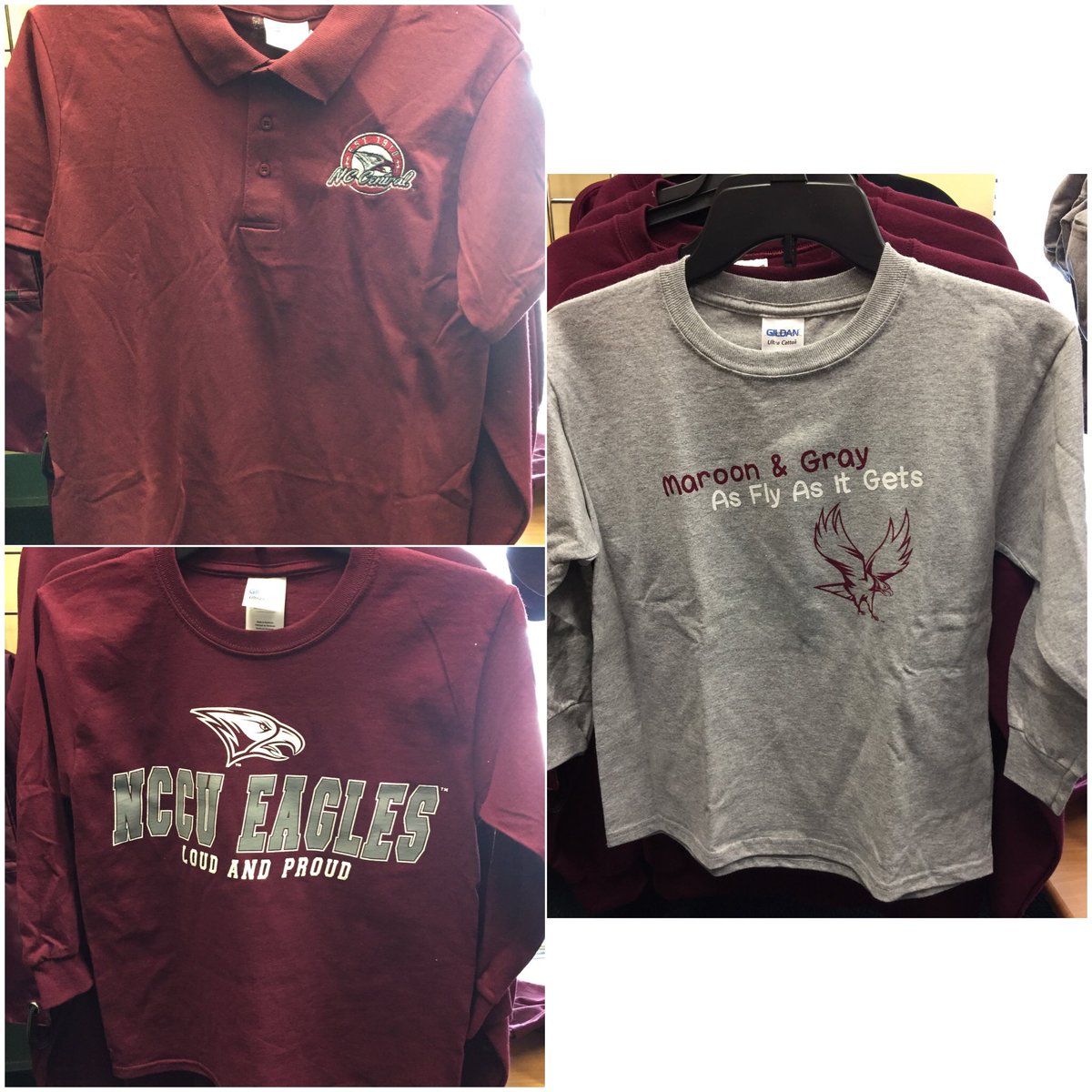 WE GOT <a href="/NCCU/">North Carolina Central University</a> APPAREL FOR ALL OF THE FUTURE EAGLES TOO! COME TO OUR BOOTH BESIDE THE K97.5 TENT OR INSIDE THE STADIUM! #123RALEIGHTEES
