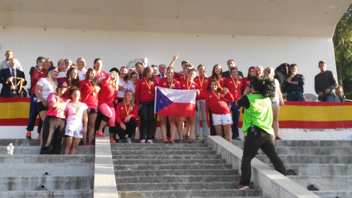 REWC2016's tweet photo. AWARDS CEREMONY 6th Place @CzechWRugby #REWC2016 @rugby_europe https://t.co/J28tzK2tT5