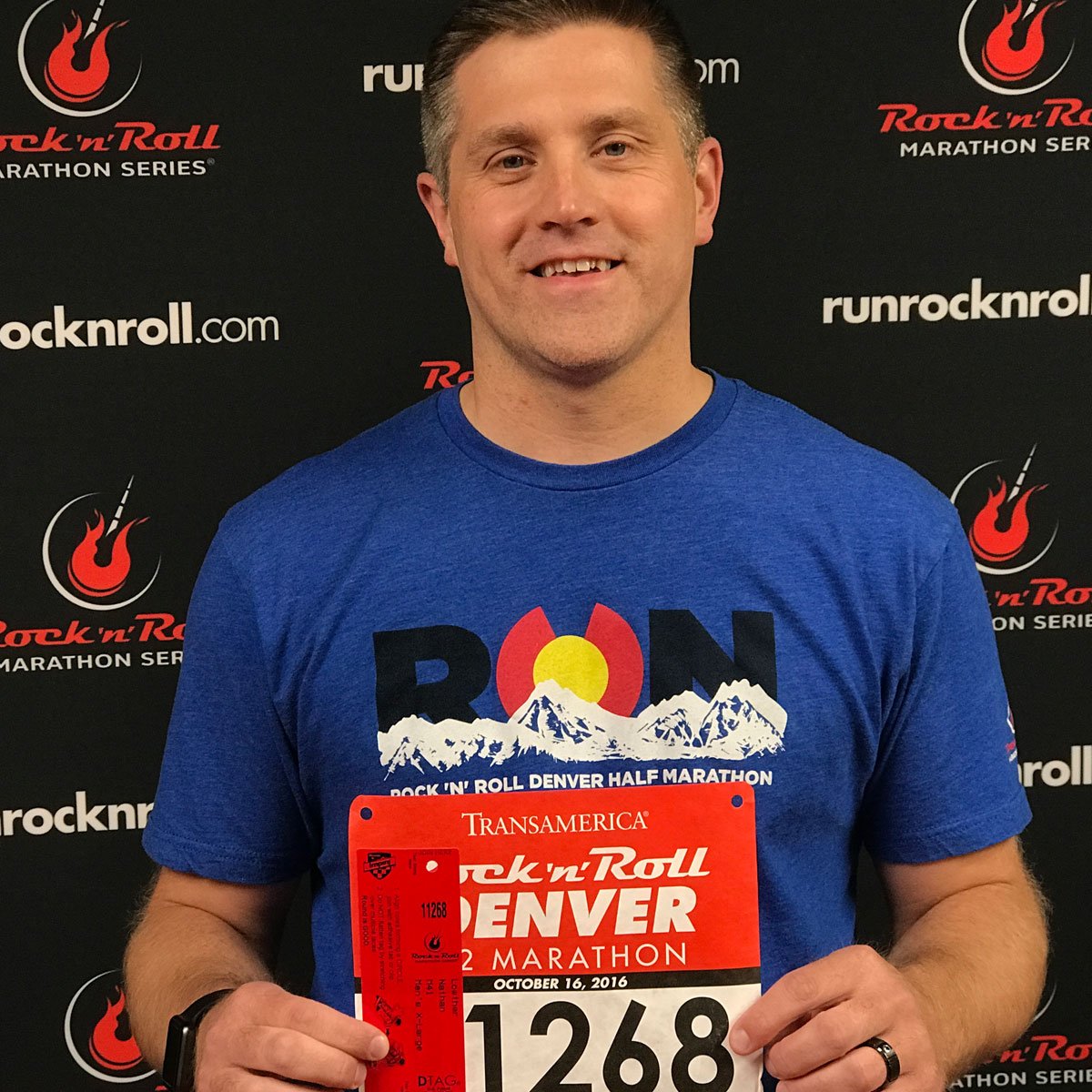 Transamerica's tweet photo. Rocking the registration. Transamerica #TomorrowChasers are one step closer to the Denver @RunRocknRoll. https://t.co/h7Tk7VfNvx