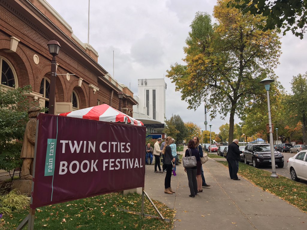 throwbackbooks's tweet image. Lovely autumn day Live-tweeting at the Twin Cities Book Festival #TCBF16