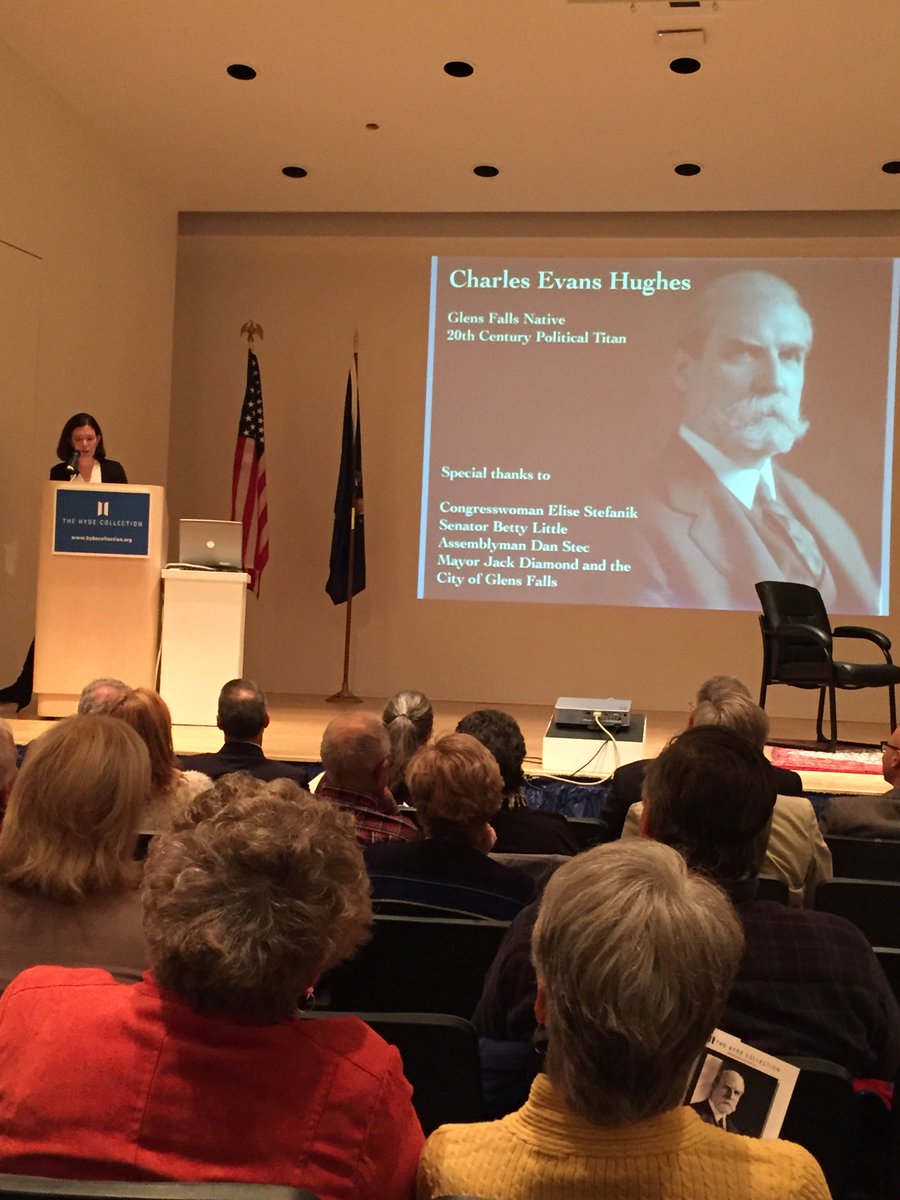CEHughesEvent's tweet photo. Thank you @HydeCollection Director Erin Coe for hosting Charles Evans Hughes Day today! It was a great turnout and wonderful event! https://t.co/85iWyv593F