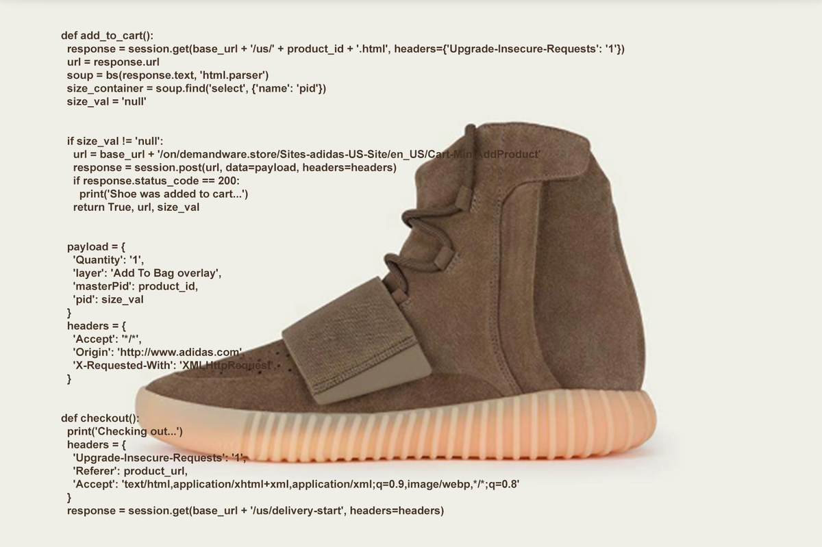 Smiles&amp;tears with the #YEEZYBOOST. You copped, you good. If not, start thinking about the next release. Get coding! cookinglabs.herokuapp.com