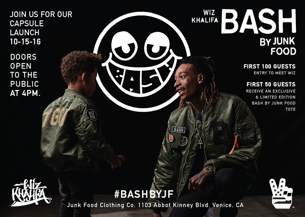 wizkhalifa's tweet photo. Today in Venice. #BashByJF https://t.co/824AFW1Dob